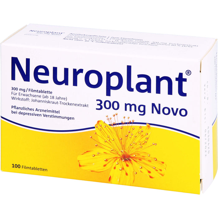 Neuroplant 300 mg Novo Filmtabletten bei depressiven Verstimmungen, 100 pc Tablettes