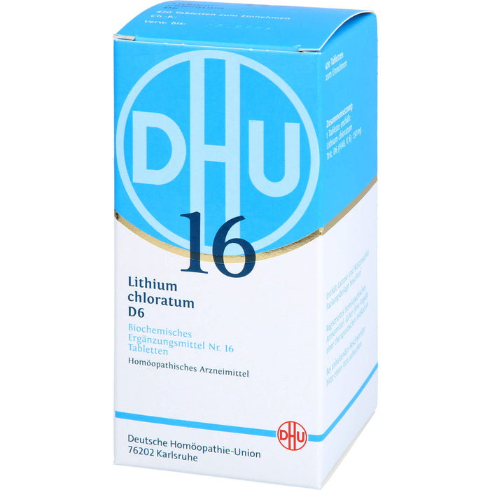 DHU Schüßler-Salz Nr. 16 Lithium chloratum D6 Tabletten, 420 St. Tabletten