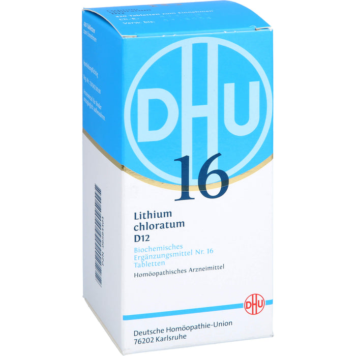 DHU Schüßler-Salz Nr. 16 Lithium chloratum D12 Tabletten, 420 pcs. Tablets