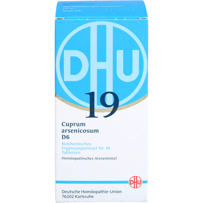 DHU Schüßler-Salz Nr. 19 Cuprum arsenicosum D6 Tabletten, 420 St. Tabletten