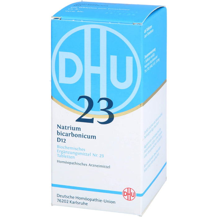 DHU Schüßler-Salz Nr. 23 Natrium bicarbonicum D12 Tabletten, 420 pc Tablettes