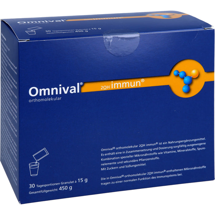 OMNIVAL orthomolekular 2OH immun 7 TP Granulat, 30 pc Sachets