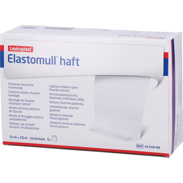 Elastomull haft 20mX8cm, 6 St BIN