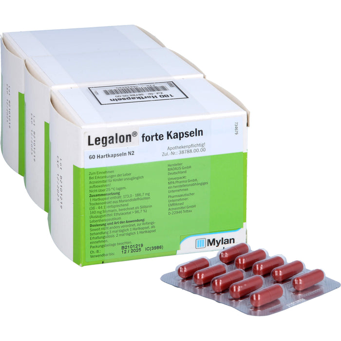 Legalon forte Emra Hartkapseln, 180 pc Capsules