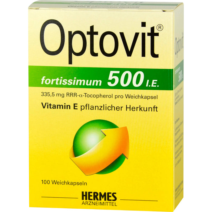 HERMES Optovit fortissimum 500 I.E. Weichkapseln, 100 pcs. Capsules