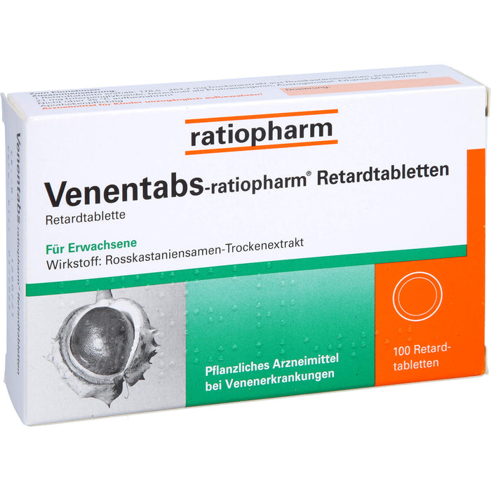 Venentabs-ratiopharm Retardtabletten, 100 pc Tablettes