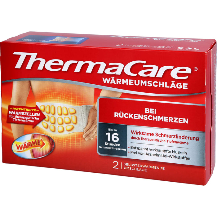 ThermaCare Wärmeumschläge Rücken, 2 St. Umschläge