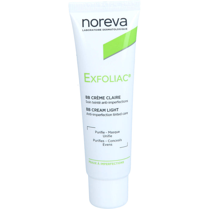 noreva Exfoliac getönte BB-Creme hell, 30 ml Cream