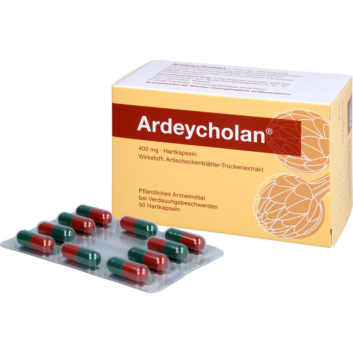 Ardeycholan Kapseln bei Verdauungsbeschwerden, 50 pc Capsules