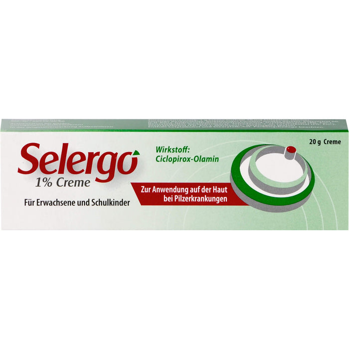 Selergo 1 % Creme bei Pilzerkrankungen der Haut, 20 g Cream