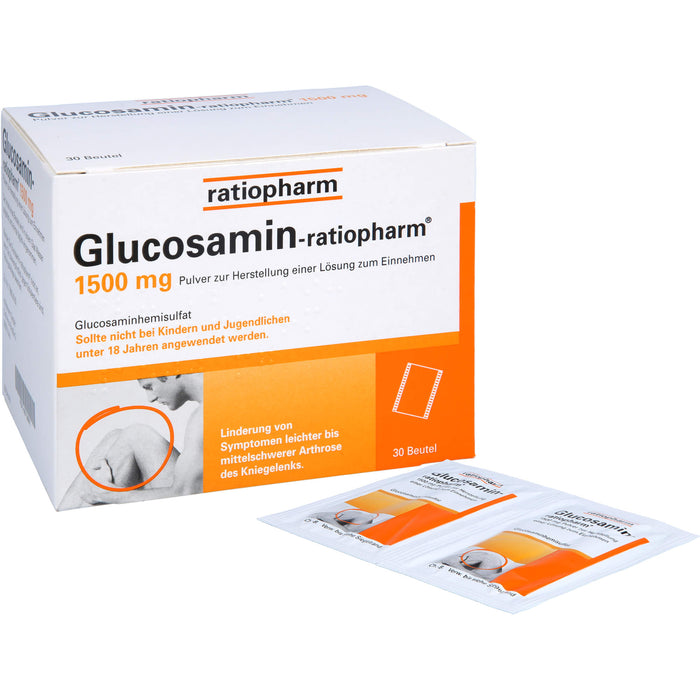 Glucosamin-ratiopharm 1500 mg Pulver zur Herstellung einer Lösung zum Einnehmen, 30 St PLE