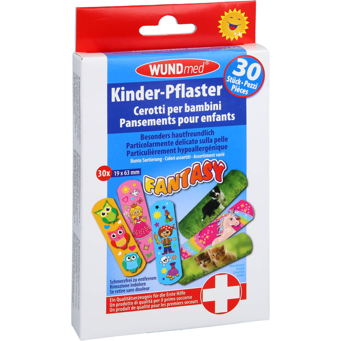 WUNDmed Kinder-Pflaster Fantasy, 30 St. Pflaster