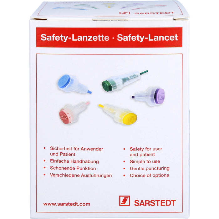 Safety-Lanzette 28G mini blau Einstechtiefe 1,6mm, 200 St LAN