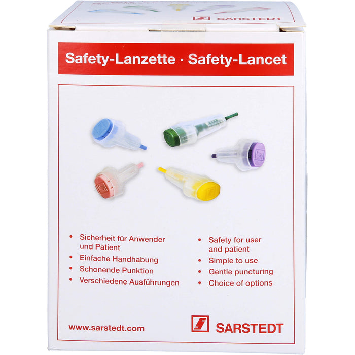 Safety-Lanzette 21G Normal grün Einstechtiefe1,8mm, 200 St LAN