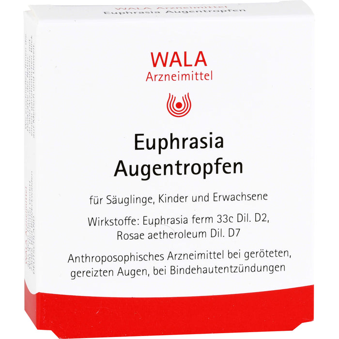 WALA Euphrasia Augentropfen, 10 pc Pipettes à dose unique