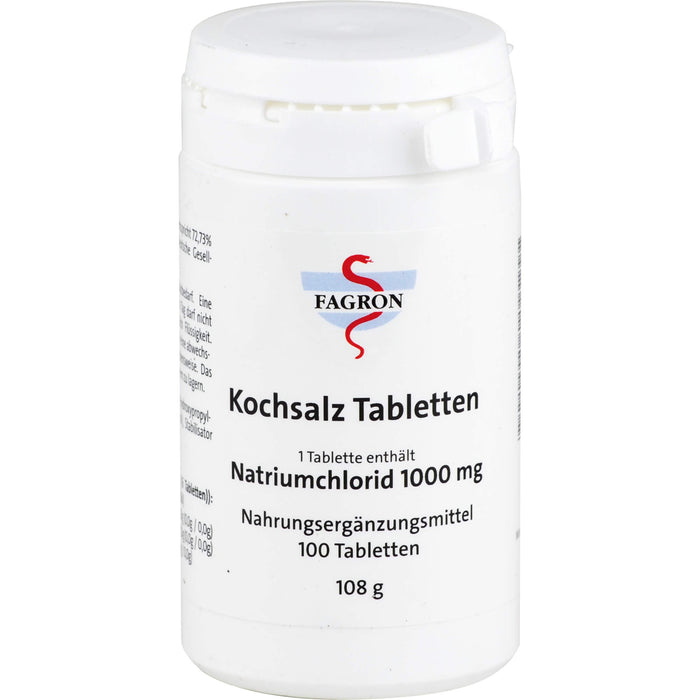 FAGRON Kochsalz Tabletten, 100 pc Tablettes