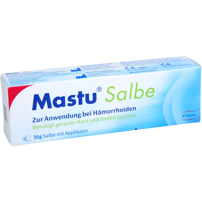 Mastu Salbe beruhigt gereizte Haut und mildert Juckreiz, 30 g Ointment