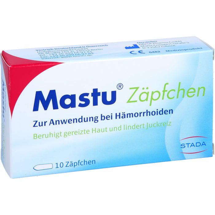 Mastu Zäpfchen, 10 pcs. Suppositories