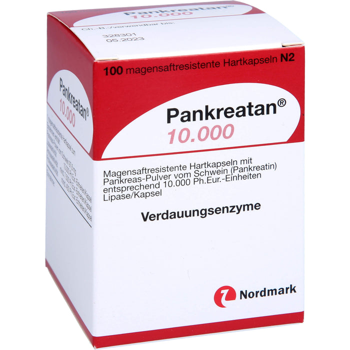 Pankreatan 10.000, Magensaftresistente Hartkapseln, 100 pc Capsules