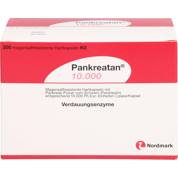 Pankreatan 10.000, Magensaftresistente Hartkapseln, 200 pc Capsules