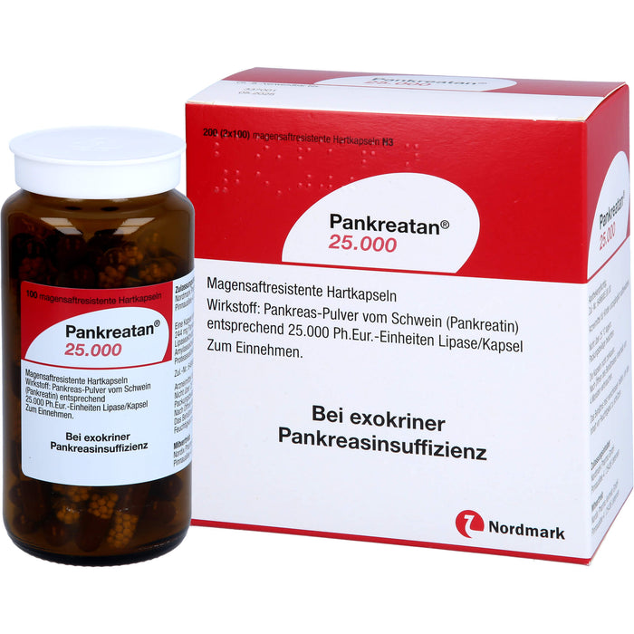 Pankreatan 25.000 Verdauungsenzyme Hartkapseln, 200 pcs. Capsules