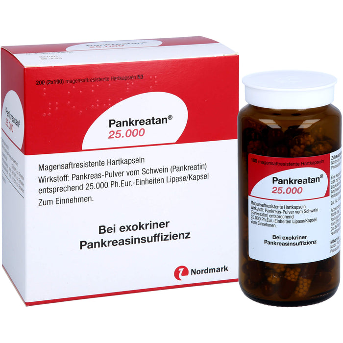 Pankreatan 25.000, Magensaftresistente Hartkapseln, 200 St. Kapseln