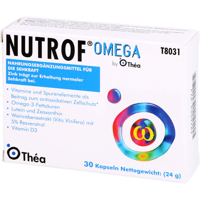 NUTROF OMEGA, 30 St KAP