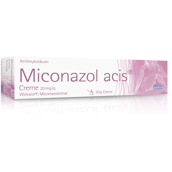 Miconazol acis Creme Antimykotikum, 20 g Creme