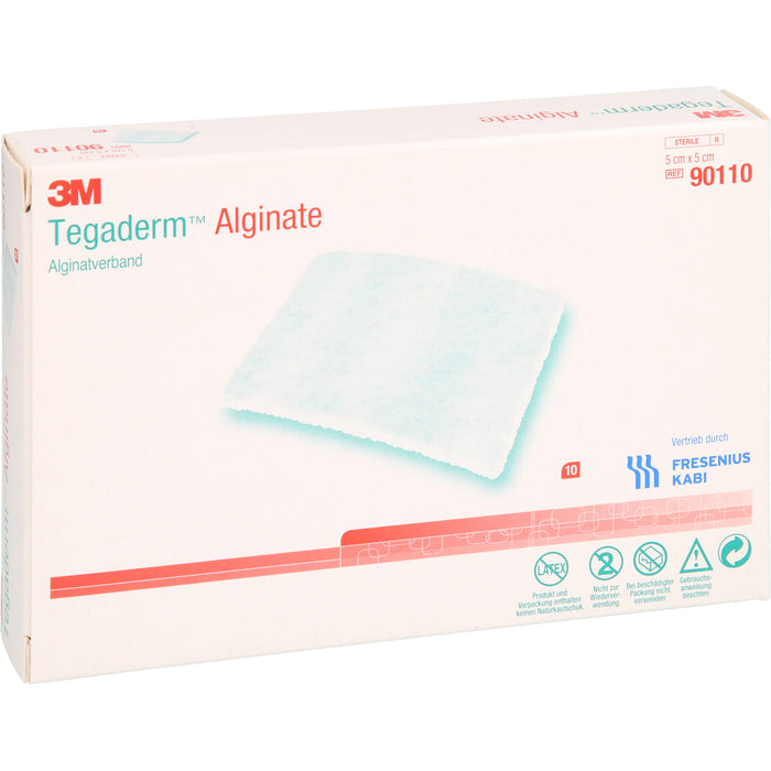 Tegaderm Alginate FK 5x5cm Kompressen, 10 St KOM