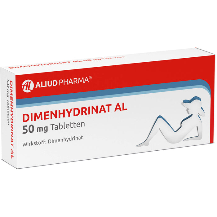 Dimenhydrinat AL 50 mg Tabletten, 20 St. Tabletten