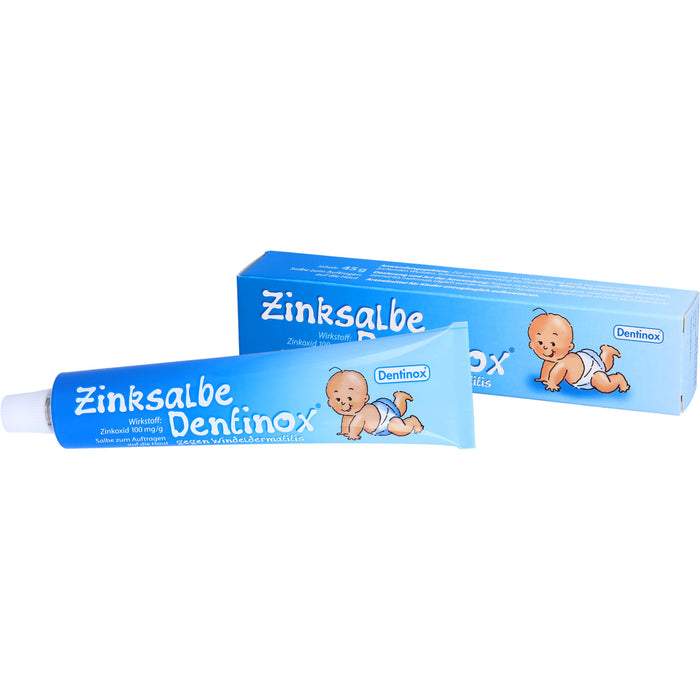 Zinksalbe Dentinox gegen Windeldermatitis, 45 g Salbe