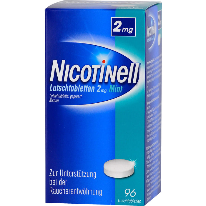 Nicotinell Lutschtabletten 2 mg mint, 96 St. Tabletten