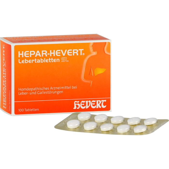 Hepar Hevert Lebertabl Sl, 100 St TAB