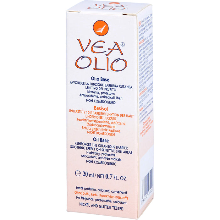 VEA OLIO Basisöl lindernd bei Juckreiz, 20 ml Öl