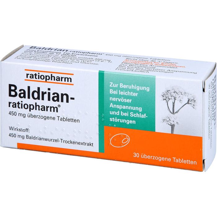 Baldrian-ratiopharm Tabletten, 30 pc Tablettes