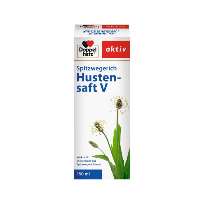 Doppelherz Spitzwegerich Hustensaft V, 150 ml SAF