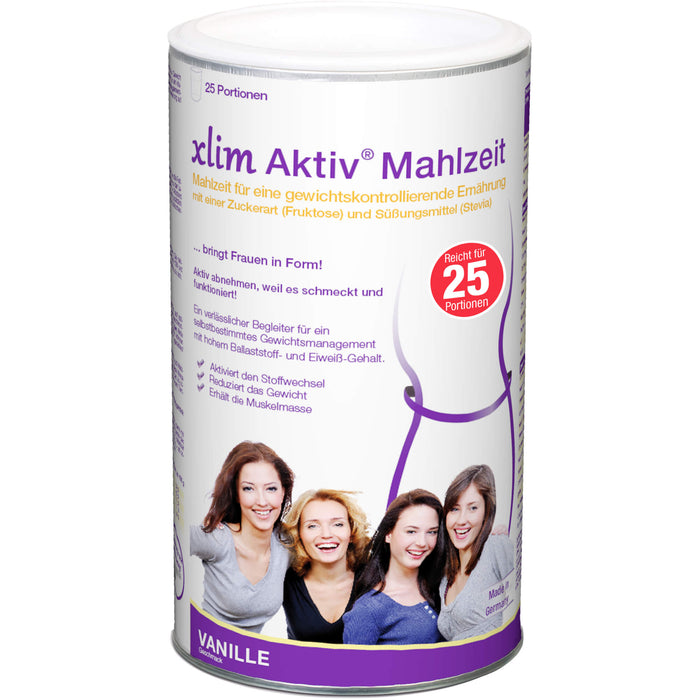 xlim Aktiv Mahlzeit Vanille Pulver, 500 g Powder