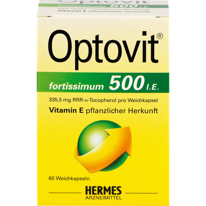 Optovit fortissimum 500 I.E. Kapseln, 60 St. Kapseln