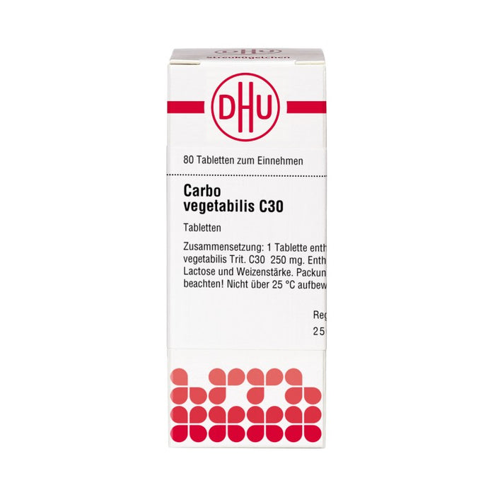 DHU Carbo vegetabilis C30 Tabletten, 80 pcs. Tablets