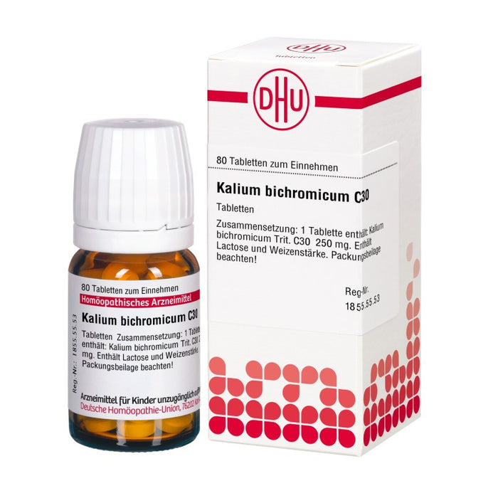 DHU Kalium bichromicum C30 Tabletten, 80 St. Tabletten