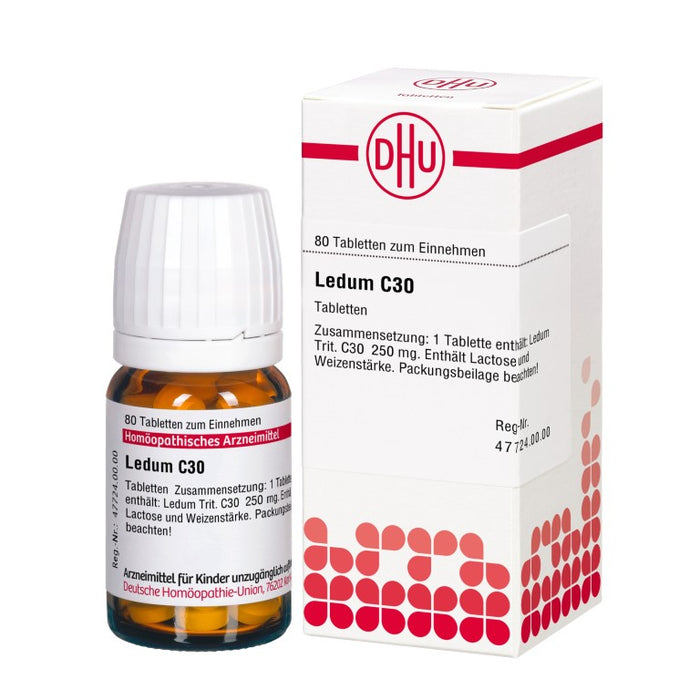 DHU Ledum C30 Tabletten, 80 pc Tablettes