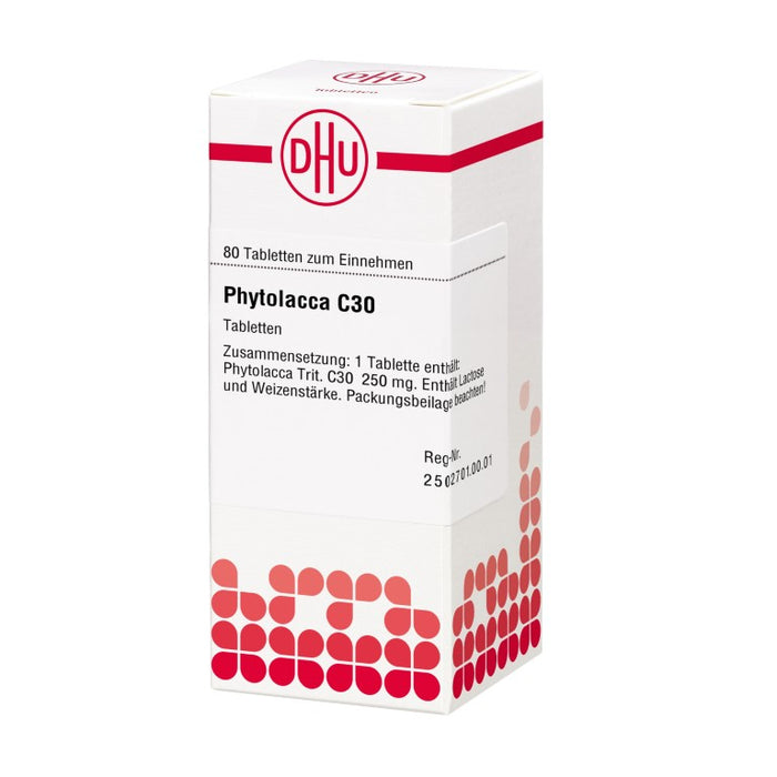 DHU Phytolacca C30 Tabletten, 80 pc Tablettes