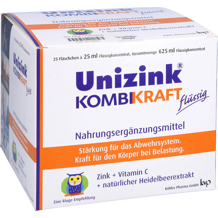 Unizink Kombikraft Fläschchen, 25 pcs. Ampoules