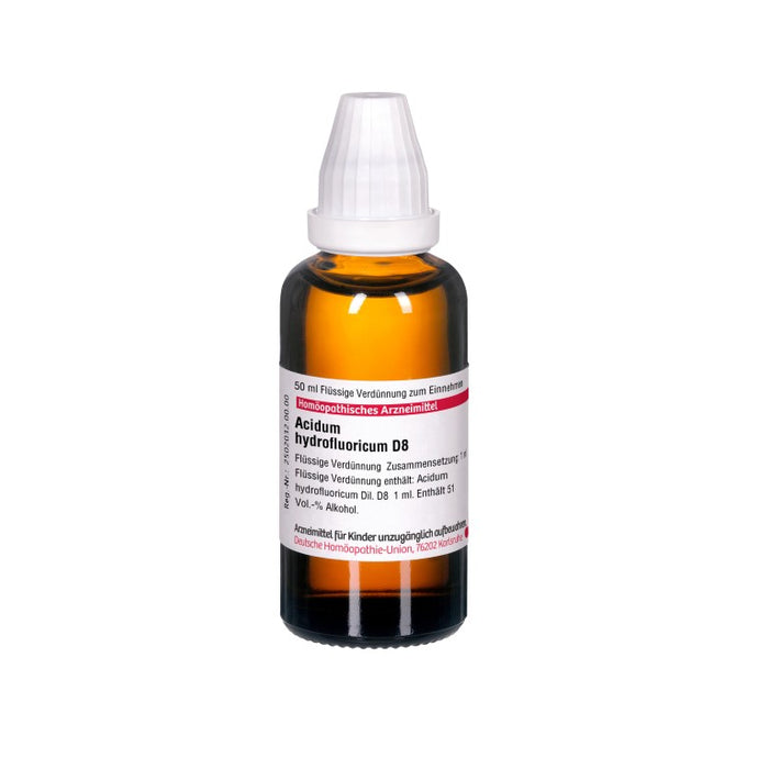 DHU Acidum hydrofluoricum D8 Dilution, 50 ml Lösung