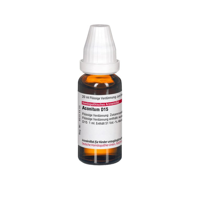 Aconitum D15 DHU Dilution, 20 ml Lösung