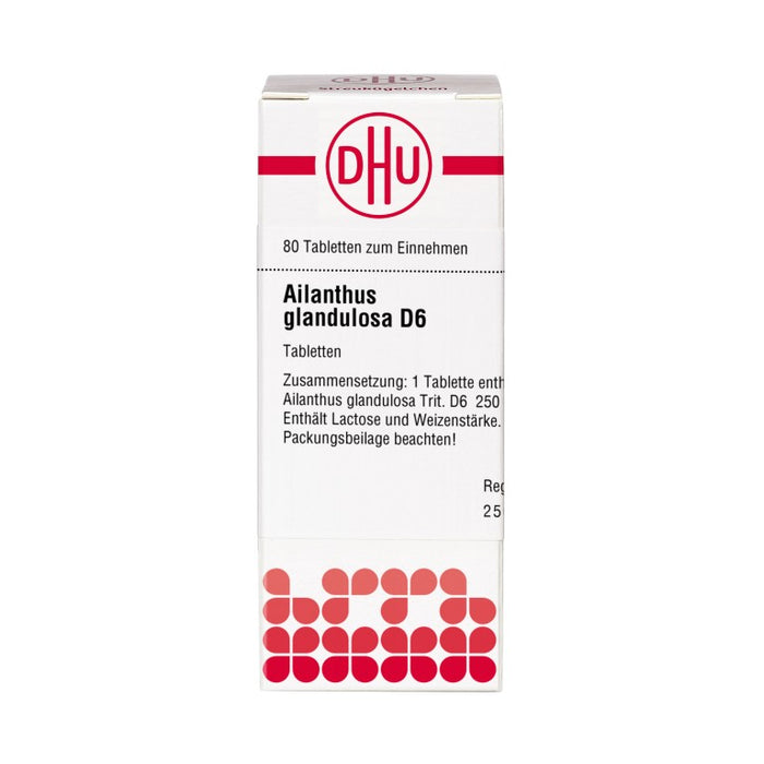 DHU Ailanthus glandulosa D6 Tabletten, 80 St. Tabletten