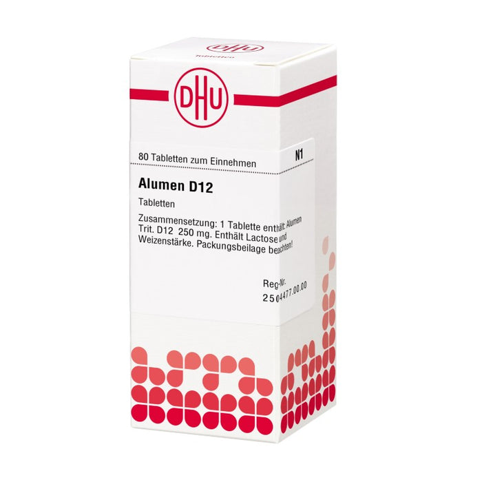 Alumen D12 DHU Tabletten, 80 St. Tabletten