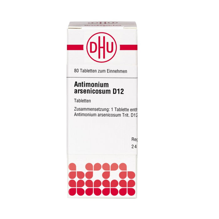 DHU Antimonium arsenicosum D12 Tabletten, 80 pc Tablettes