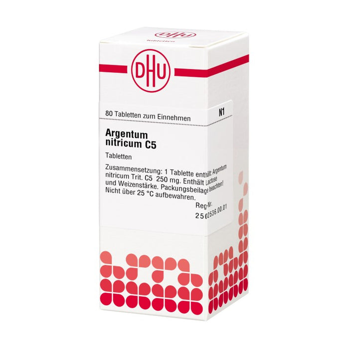 Argentum nitricum C5 DHU Tabletten, 80 St. Tabletten