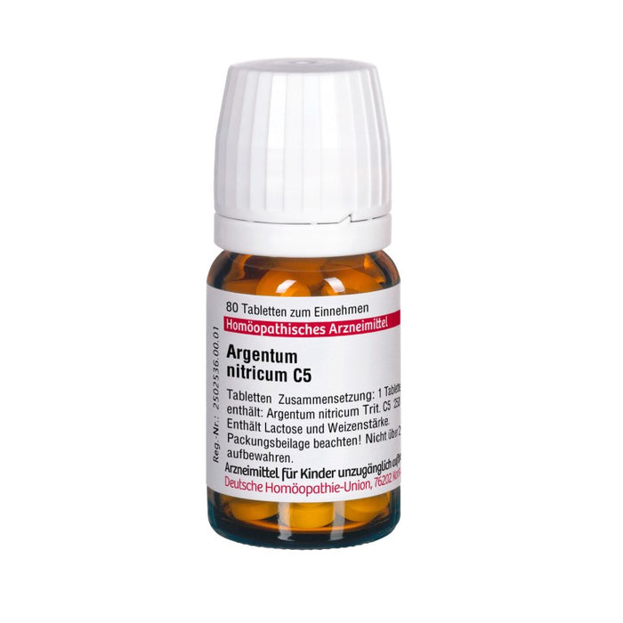 Argentum nitricum C5 DHU Tabletten, 80 St. Tabletten